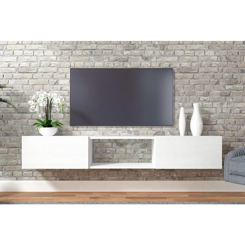 KybeleDecor Sculley 71" Floating Tv Stand Media Console