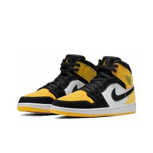 Nike Air Jordan 1 Mid Yellow Toe Black 852542 071