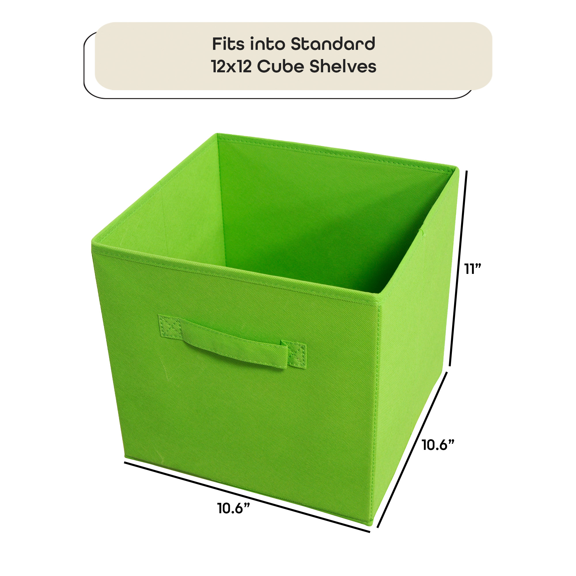 Saedy 20 Liter Collapsible Storage Crates - 3 Pack Black Square Plastic - View #7