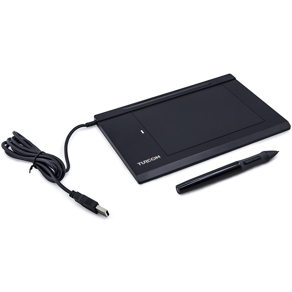Turcom TS-6540 Turcom 5.5 x 4"Graphic Drawing Tablet and 2048 Pressure Sensitivity Pen