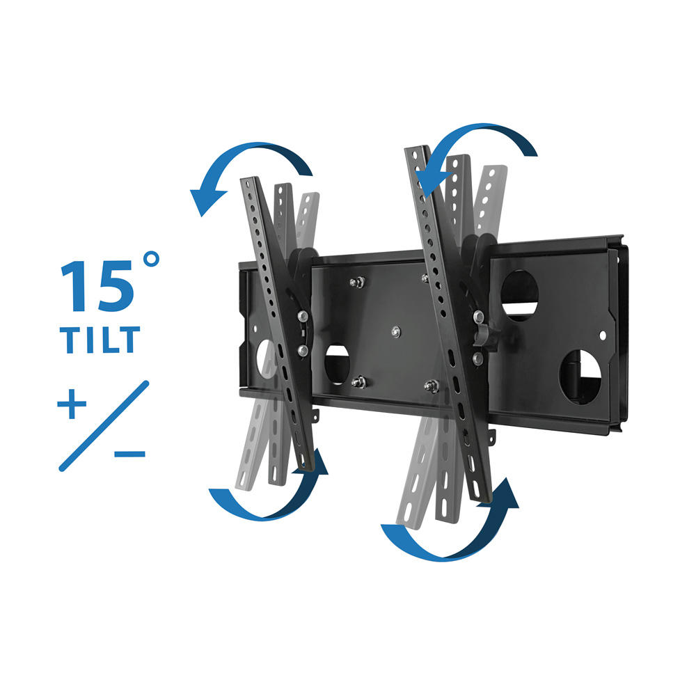 Mount-It! Mount-it Plasma LCD Flat Screen TV Articulating Full Motion Dual Arm Wall Mount Bracket For 32-65&quot;; Up To 165LBS Black W