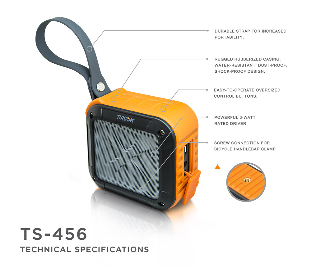 rugged bluetooth speaker ipx6
