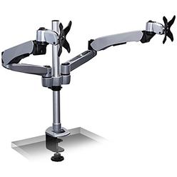 Mount-It! Expandable Two Monitor Computer Desk Mount Spring Arm Quick Release