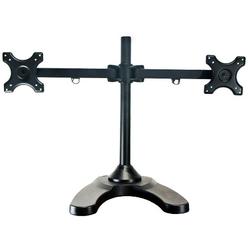 Mount-It! MI-781 Dual LCD Computer Monitor Mount Freestanding Monitor Desk Stand Flat Screen Monitor Arm for Widescreen Monitors