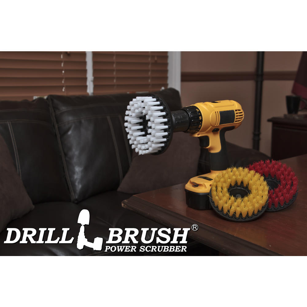 Drill Brush Power Scrubber Tile and Grout Bathroom, Floor 3 Drill Brush Cleaning Kit