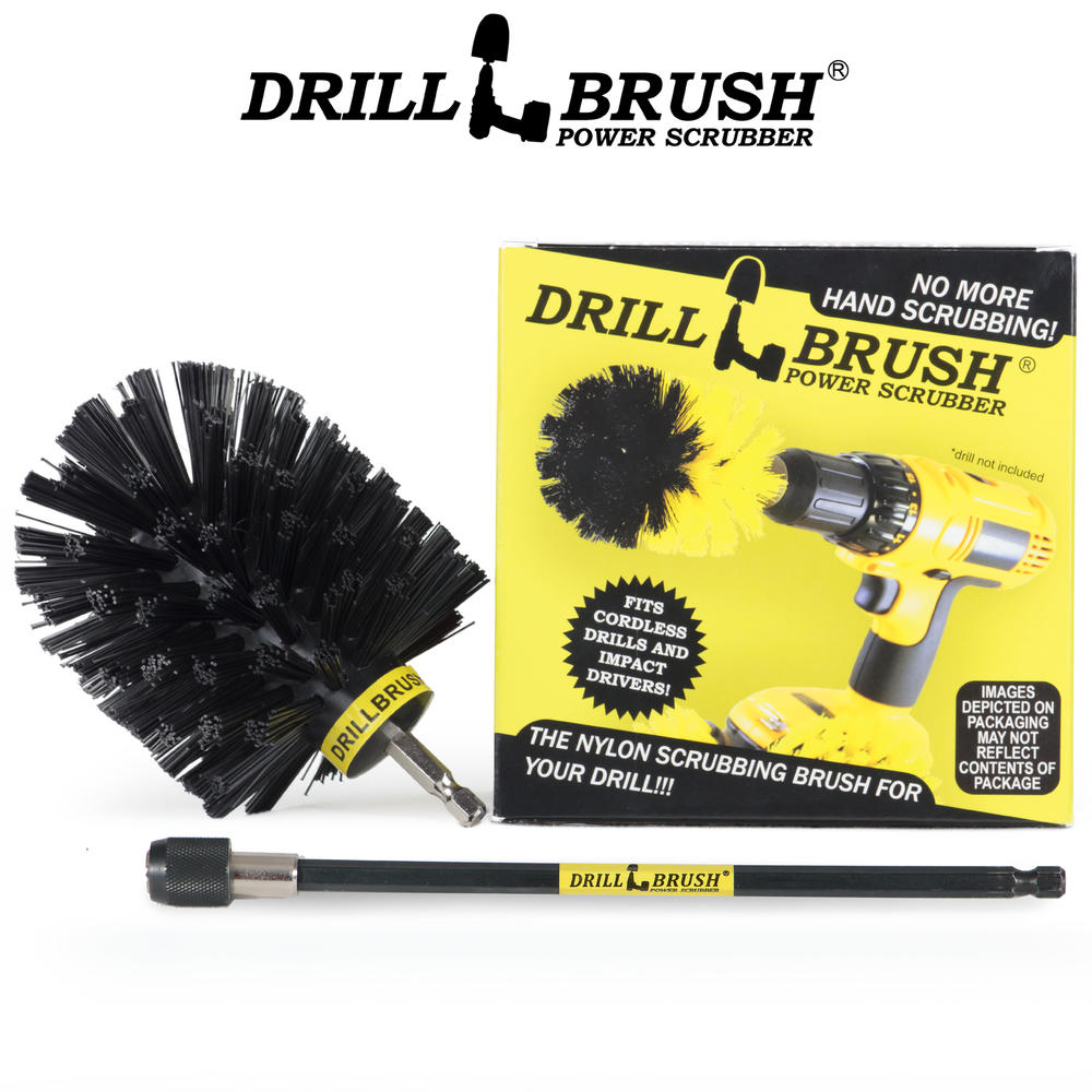 Drillbrush Drill Powered Nylon Bristle Cleaning Bru