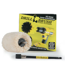 Drillbrush Drill Power Wheel Buffer Polisher Cleaner with Long Reach Extension