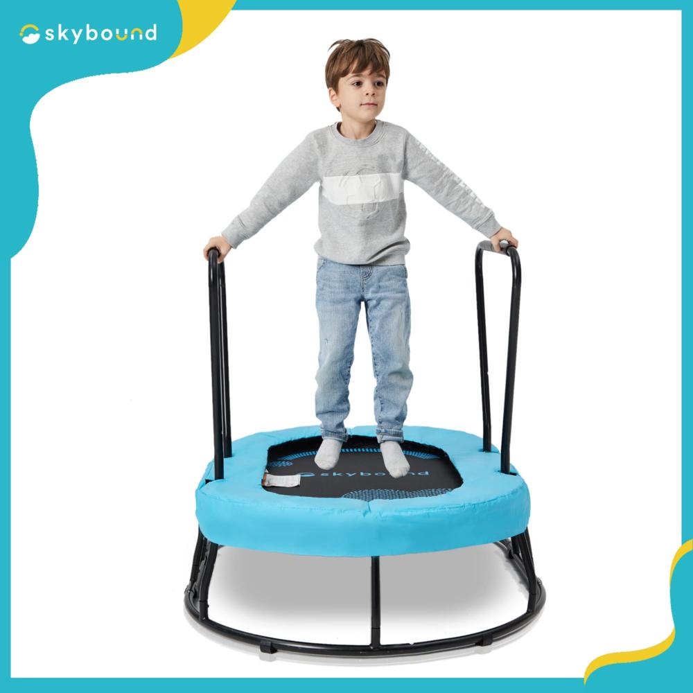 SkyBound Kids Trampoline with Handle - Mini Trampoline for Kids with ADHD, Autism & Sensory Needs - Sensory Toys for Autistic Ch