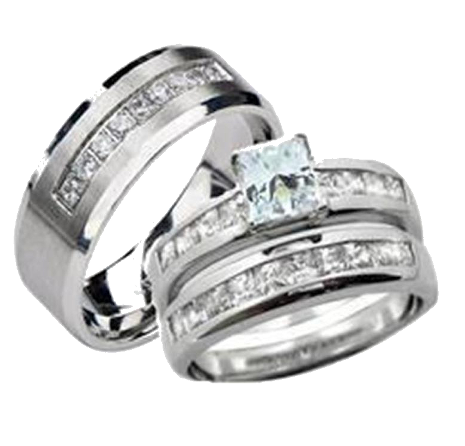 Sears his and hot sale hers wedding rings