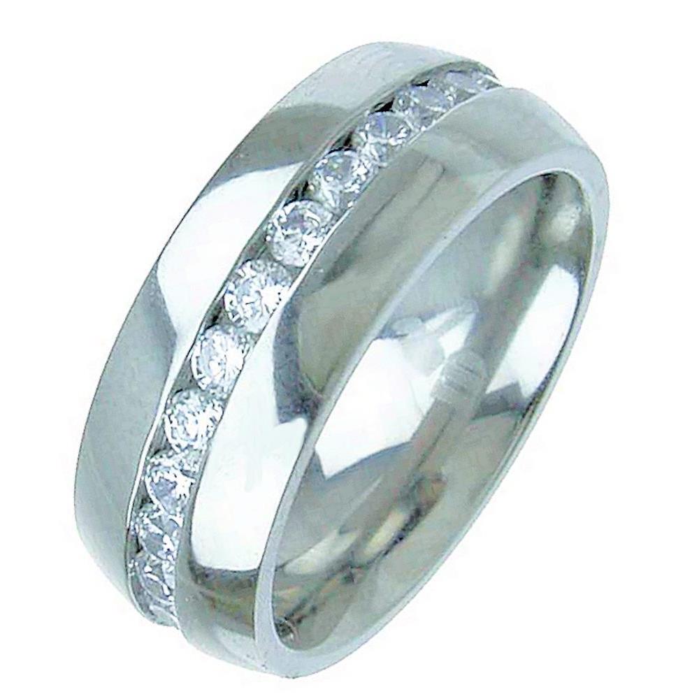 Edwin Earls His Hers 3 Piece Wedding Engagement Ring Set Sterling Silver Men's Eternity Band
