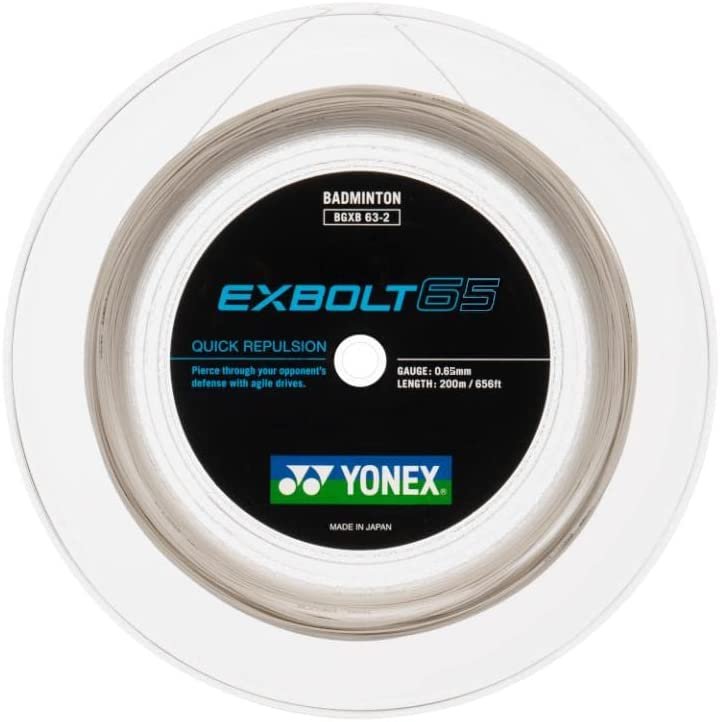 YONEX Exbolt 65 200m Reel, White