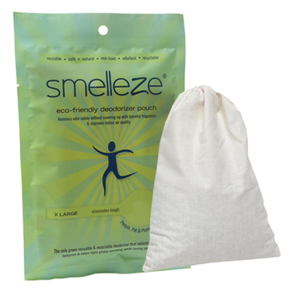 Smelleze Reusable Gym Bag Odor Remover Deodorizer Pouch: Gets Stink Out From Any Bag Without Scents