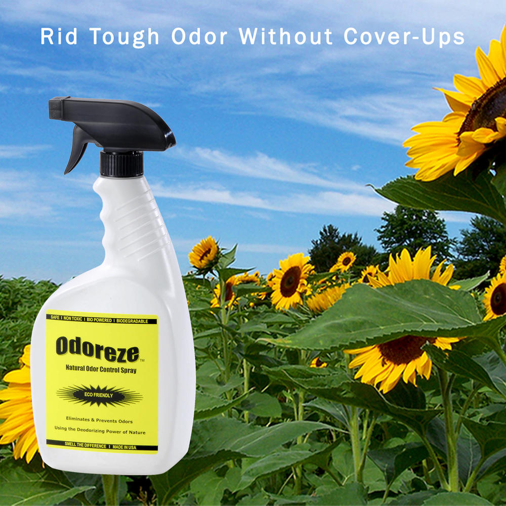 ODOREZE Natural Odor Eliminator Concentrate: Makes 64 Gal. to Fight Odor & Clean Green
