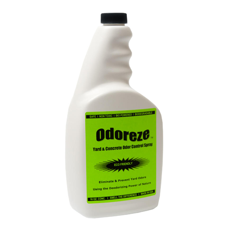 ODOREZE Natural Yard & Concrete Odor Eliminator Spray: Makes 64 Gal. to Stop Waste Stench