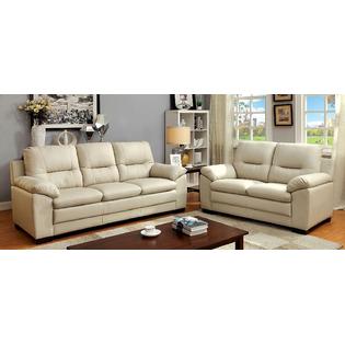 Hollywood Decor Acireale 2 Pieces Living Room Set Upholstered In