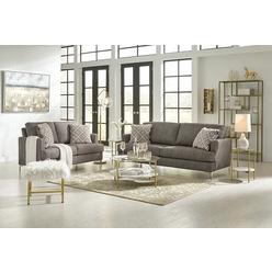 Hollywood Decor Varna 2-Piece Living Room Sofa Set Upholstered in  Java Polyester