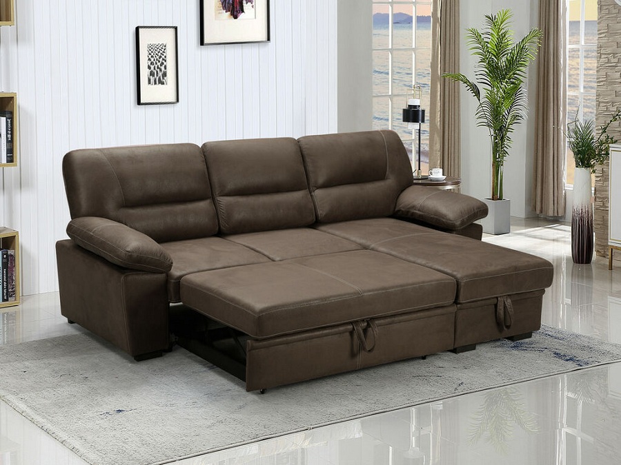 Microsuede deals sleeper sofa