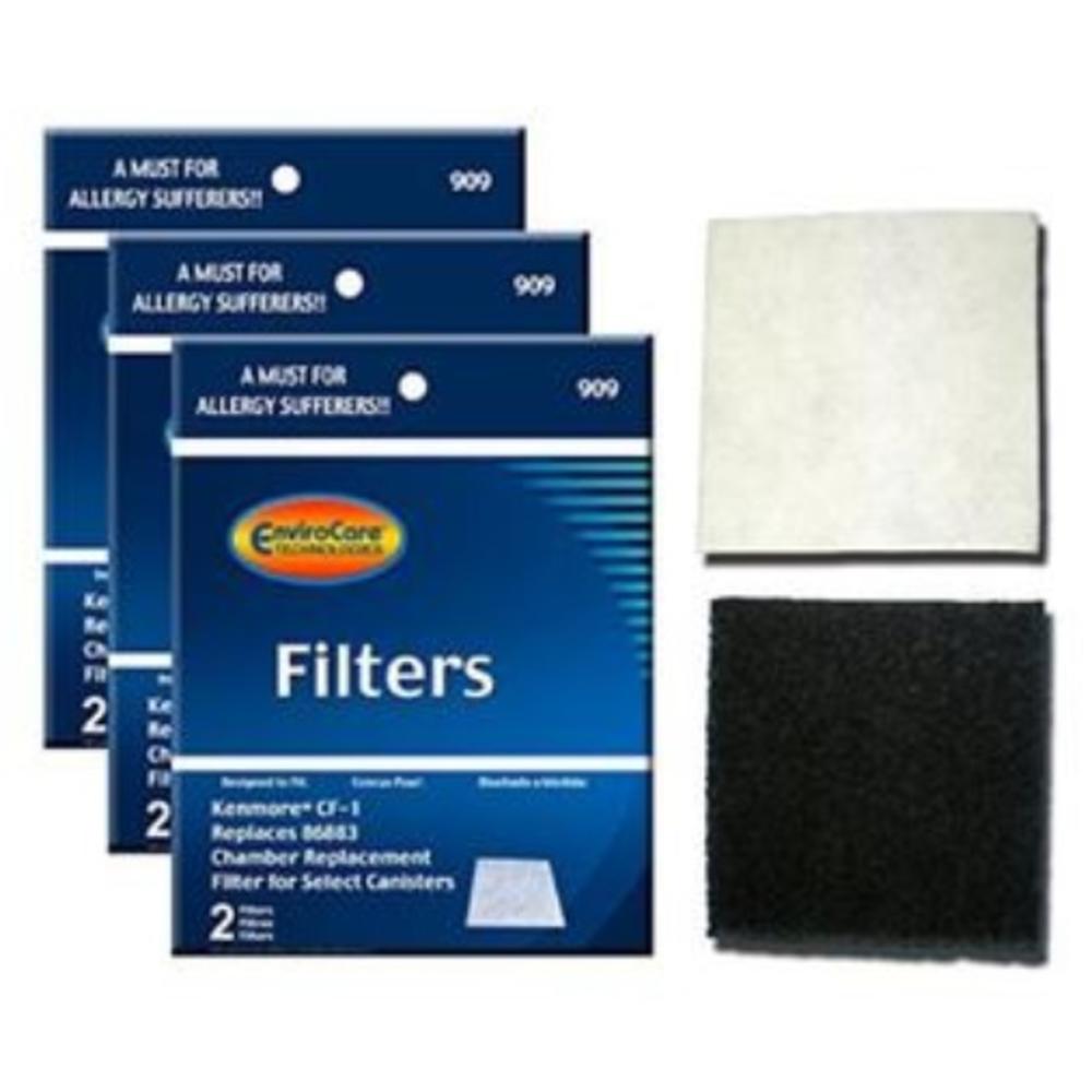Envirocare Foam Filters to fit  CF1, Vacuum Cleaners, 86883,...