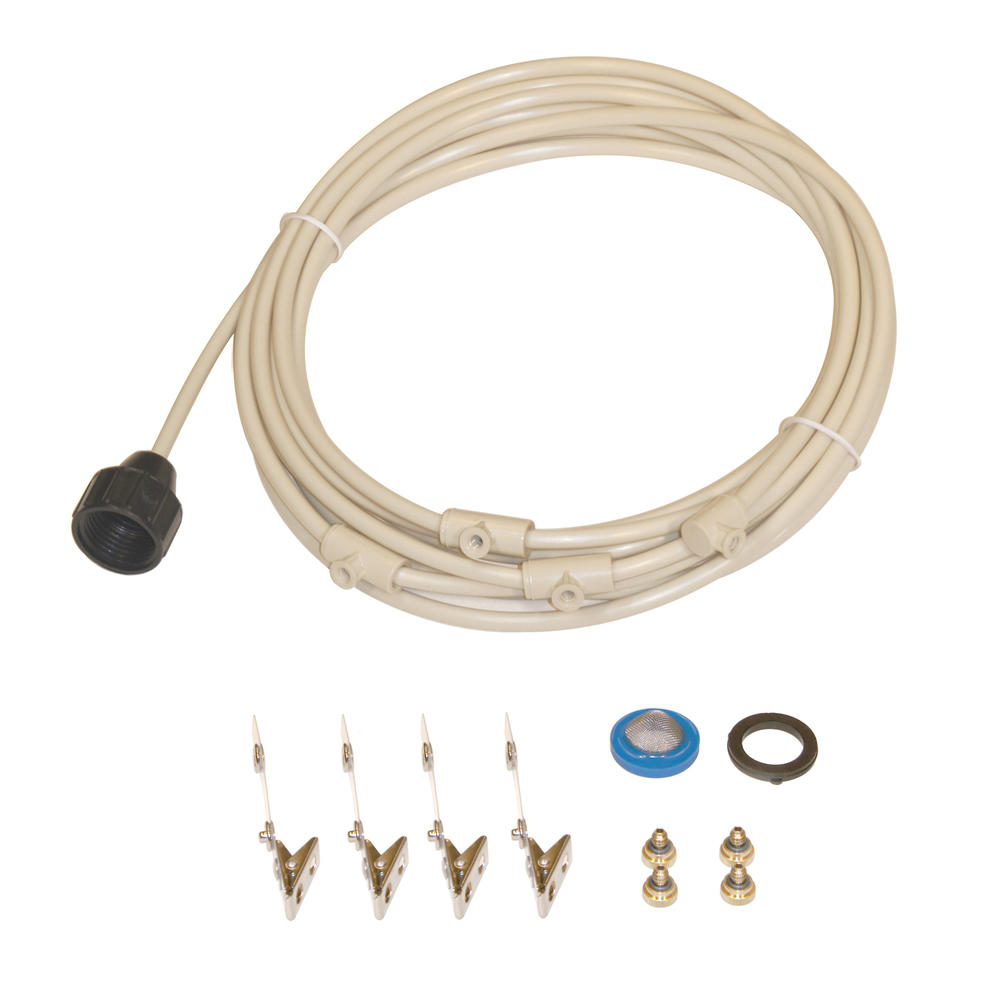 SPT SM-1404: 1/4" Misting Cooling Kit with 4 Brass Nozzles