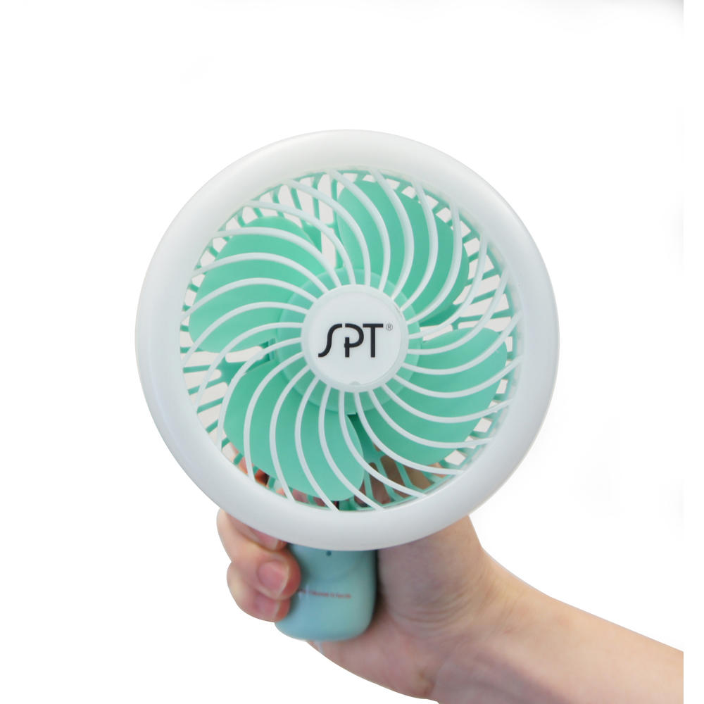 SPT SF-007G: Personal Hand-Held Fan – Green