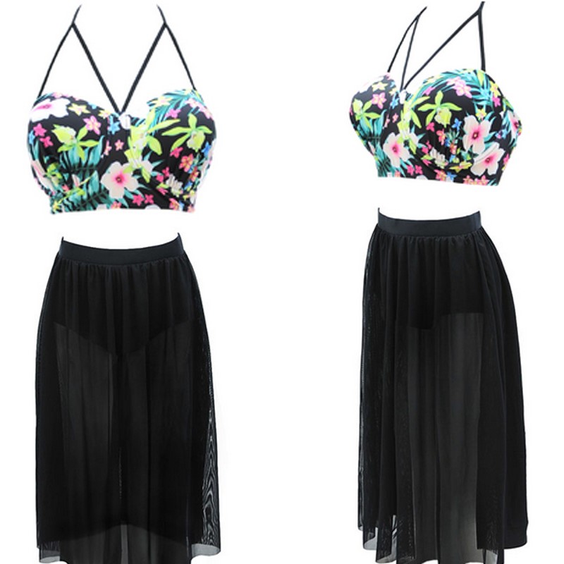 long skirted swimsuits