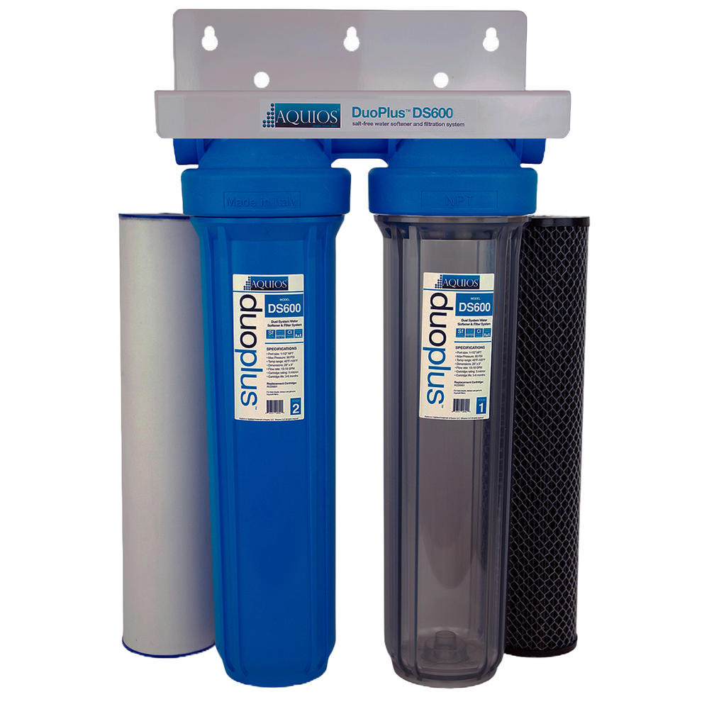 Aquios® DuoPlus™ DS600 Salt Free Water Softener & Filter System