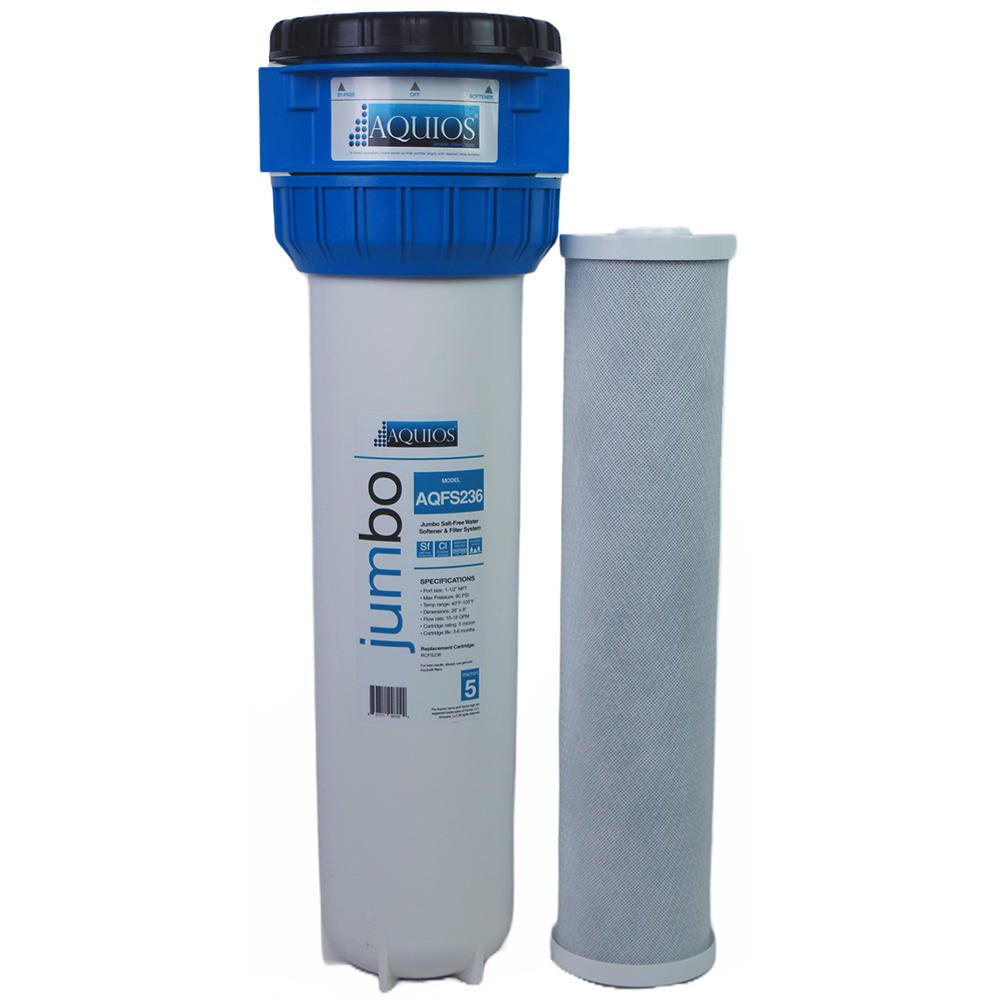 Aquios® AQFS236 Jumbo Salt Free Water Softener & Filter System
