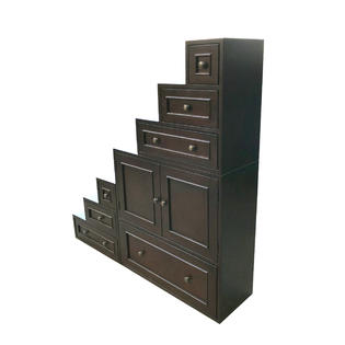 D Art Collection Asian Step Cabinet Double Sided