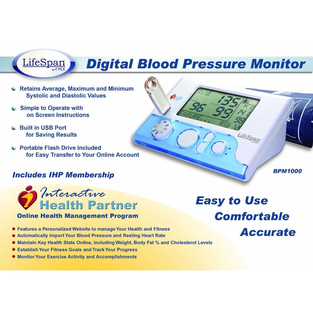 LifeSpan Fitness Blood Pressure Monitor [Health and Beauty]