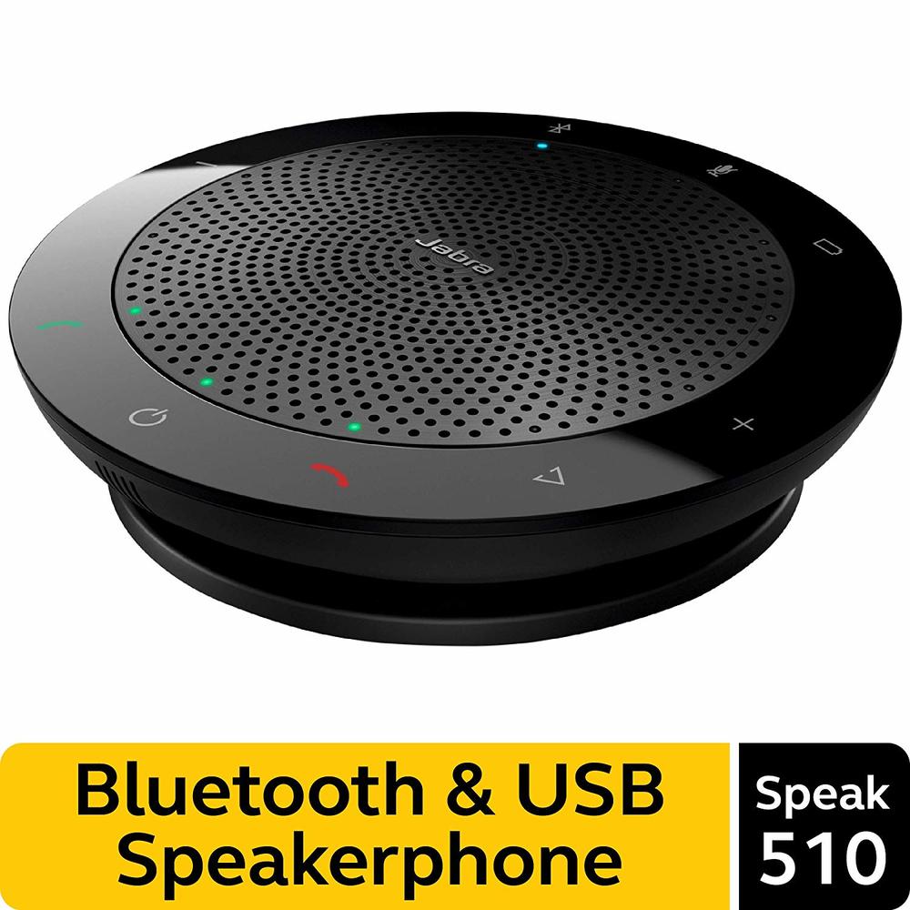 Pilfer Koppeling Sporten Jabra Speak 510 UC Speakerphone PHS002W (7510-209) Wireless Bluetooth  Speaker for Softphone and Mobile Phone