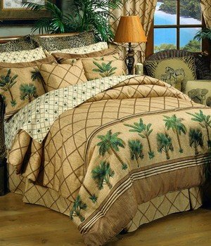 Kona Kona Tropical Bedding 6 Pc Twin Comforter Set And