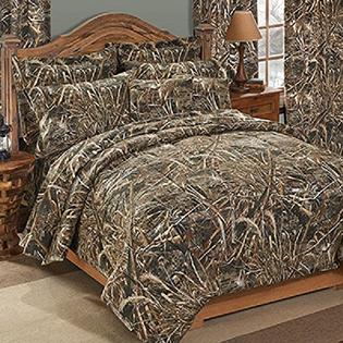 Realtree MAX-5 CAMO (7) Piece Queen Size Comforter Bedding ...