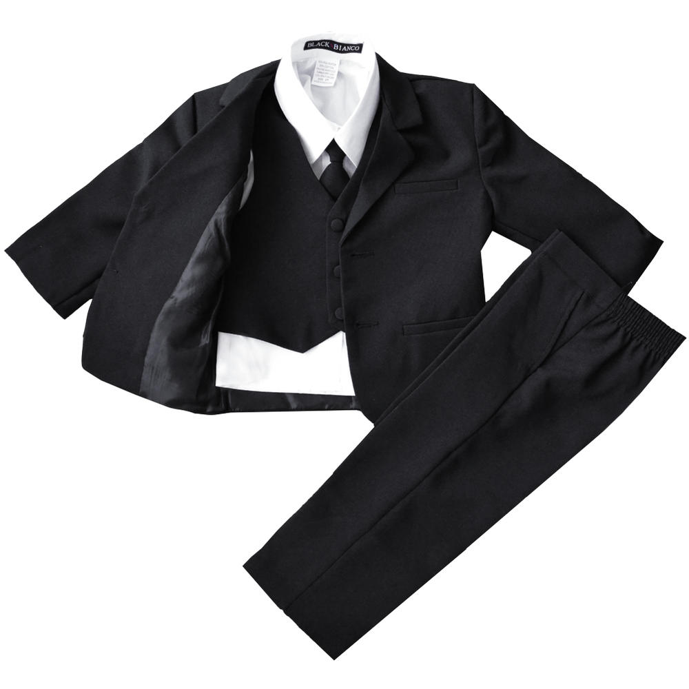 Black N Bianco Baby Boys Toddlers and Infants Boys Suit in Black Complete Outfit