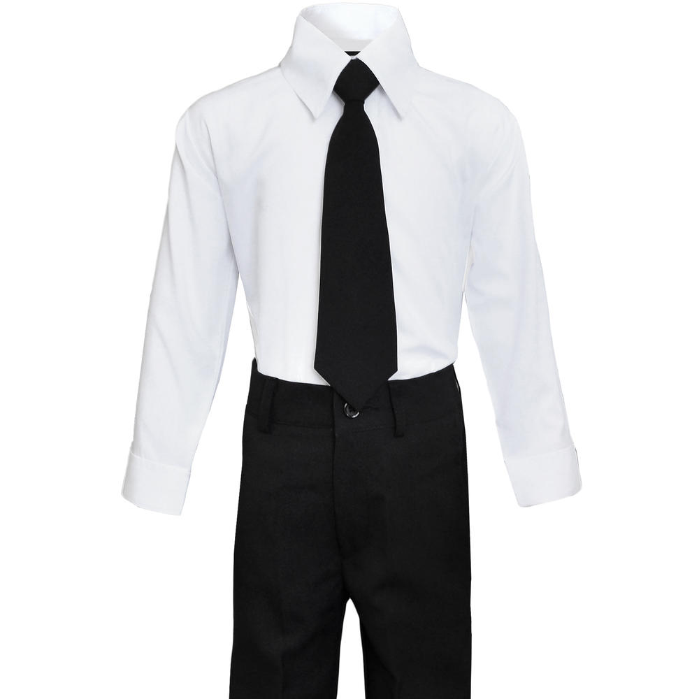 Black N Bianco Boys Suits in Black Dresswear Set Small - 20