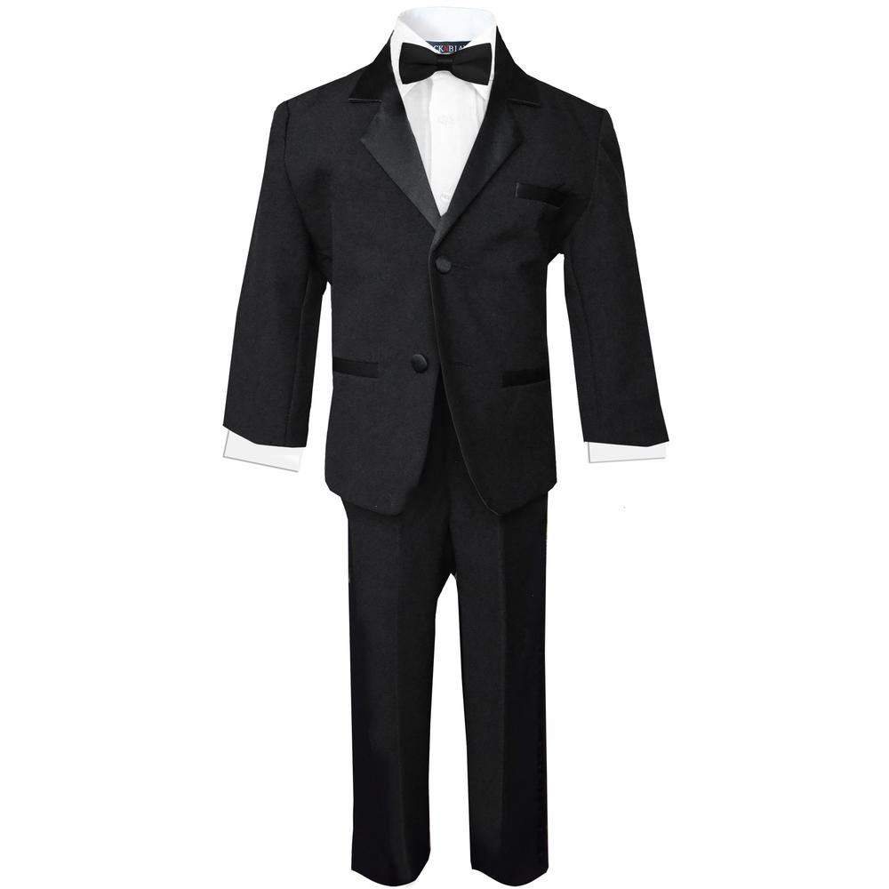 Black N Bianco Boys Tuxedo in black dresswear set size 2T 3T 4T