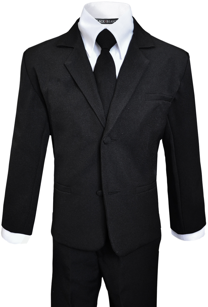 Black N Bianco Boys Suit in Black Dresswear Set 2T 3T 4T