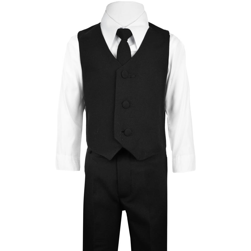 Black N Bianco Boys Suit in Black Dresswear Set 2T 3T 4T