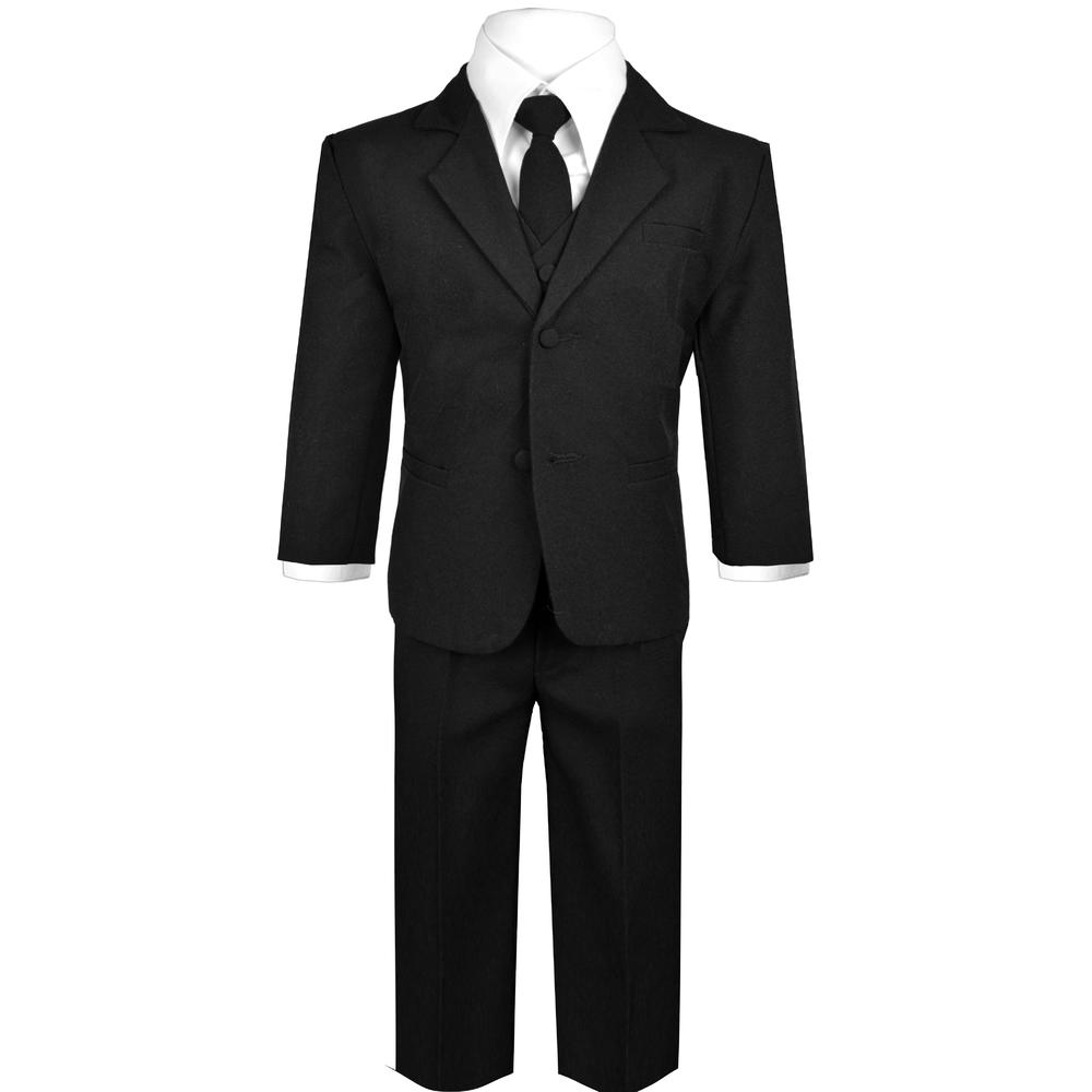 Black N Bianco Boys Suit in Black Dresswear Set Size 8 10 12 14