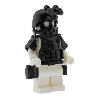 Generic Custom SWAT Armor Weapons Set Compatible w/ Lego Minifigures
