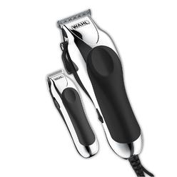 Wahl Clipper USA Deluxe Corded Chrome Pro, Complete Hair and Trimming Kit, Includes Corded Clipper, Cordless Battery Trimmer, an