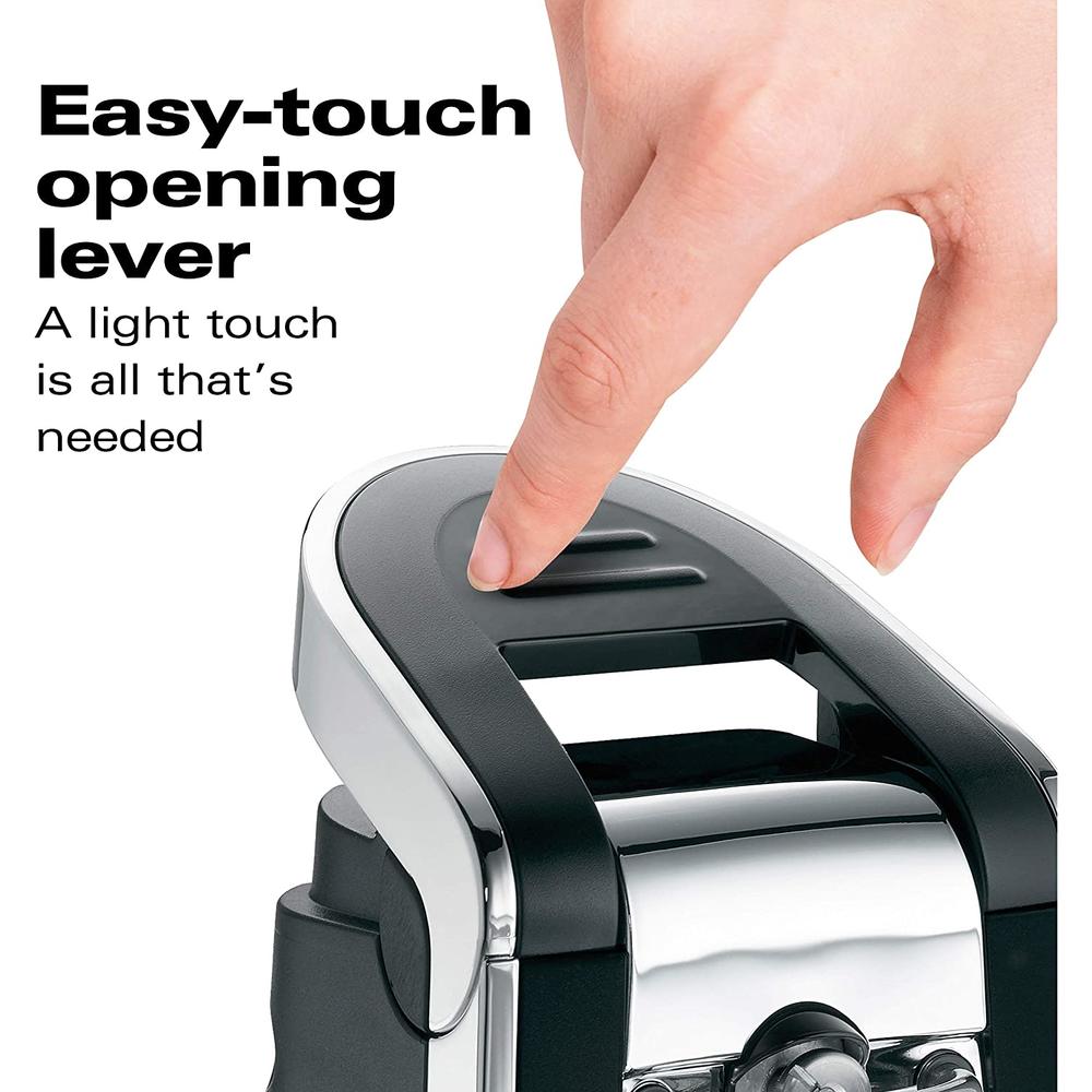 Hamilton Beach Brands Inc. 76606Z Smooth Touch Can Opener, Black and Chrome (Discontinued)