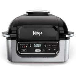 Ninja Foodi AG301 5-in-1 Indoor Electric Countertop Grill with 4-Quart Air Fryer