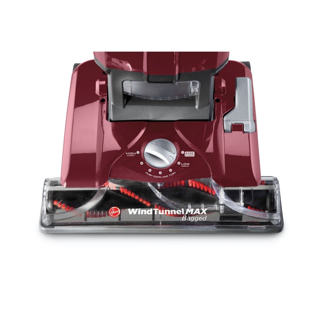 Hoover WindTunnel Max Bagged Upright Vacuum Cleaner, with HEPA Media