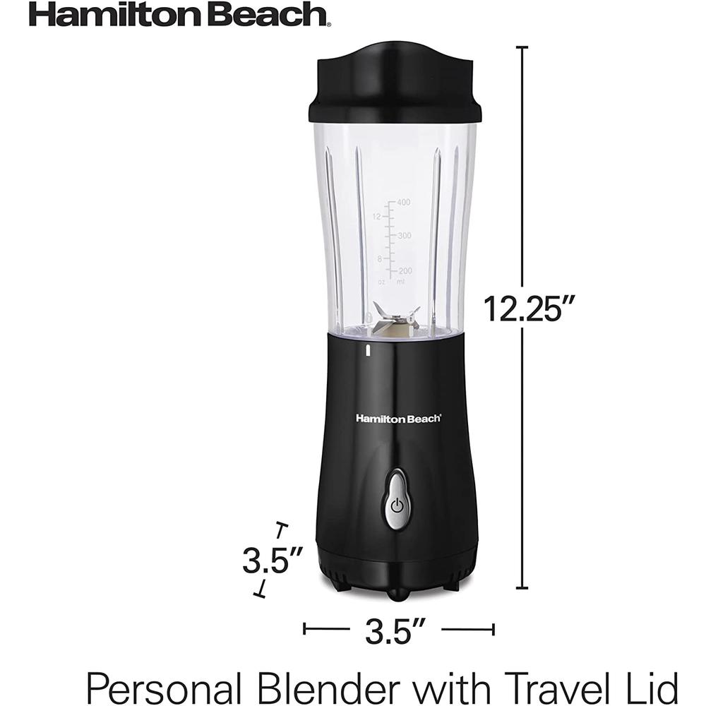 Hamilton Beach Brands Inc. 51101B 14 Ounce Single-Serve Blender - Black