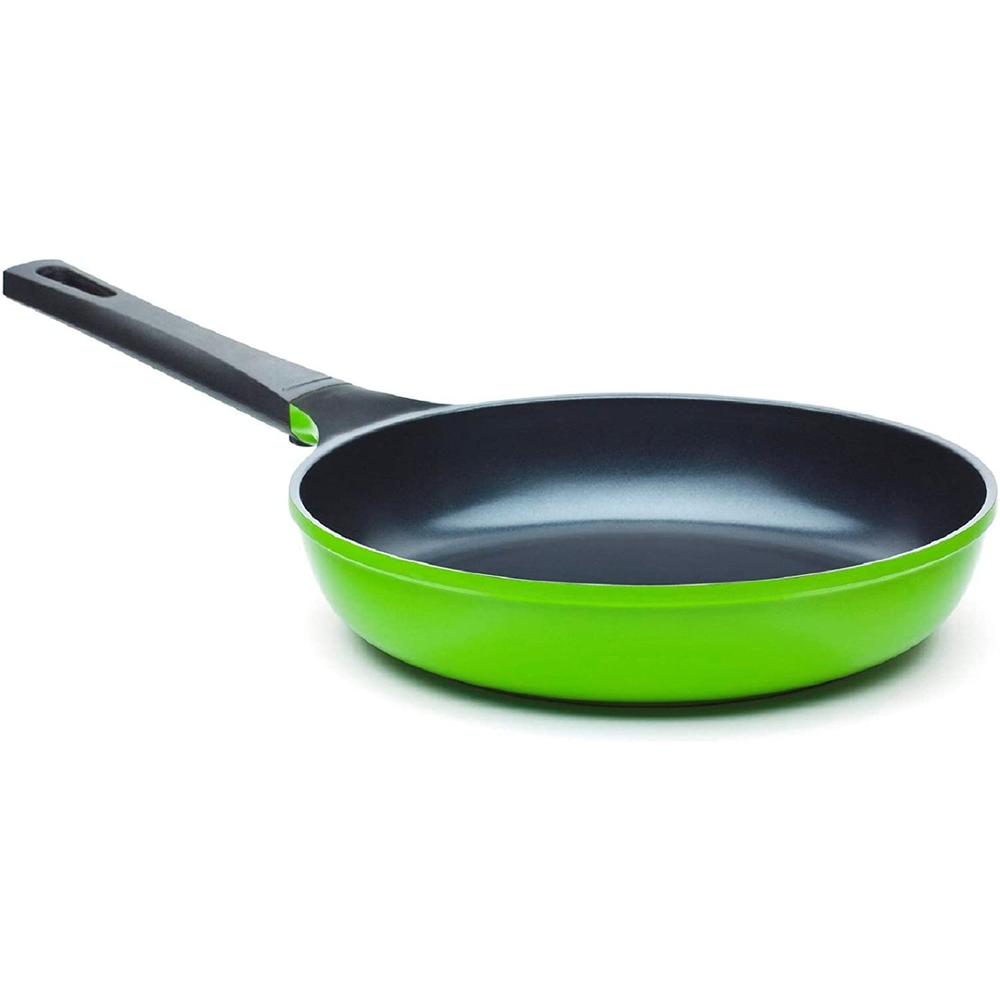 Ozeri 12" Green Earth Frying Pan by Ozeri, with Smooth Ceramic Non-Stick Coating (100% PTFE and PFOA Free)
