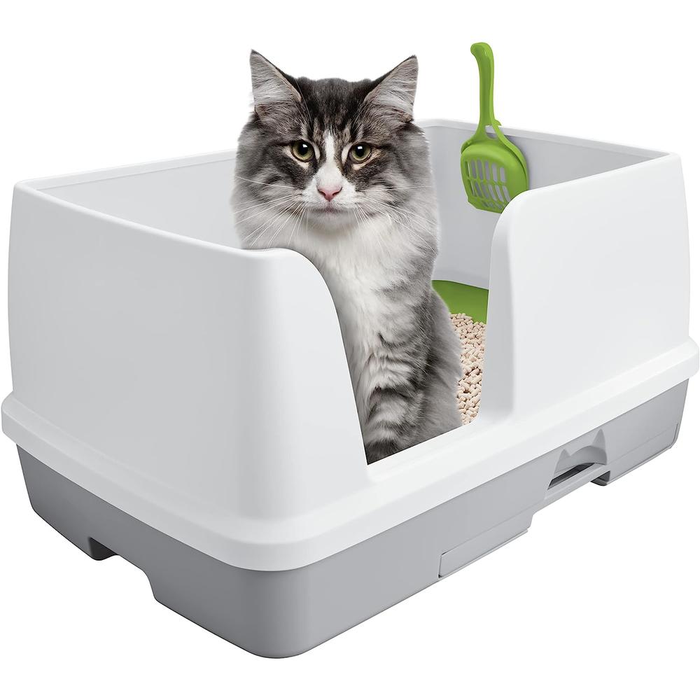 Purina Tidy Cats Non Clumping Litter System, Breeze Xl All-In-One Odor Control & Easy Clean Multi Cat Box