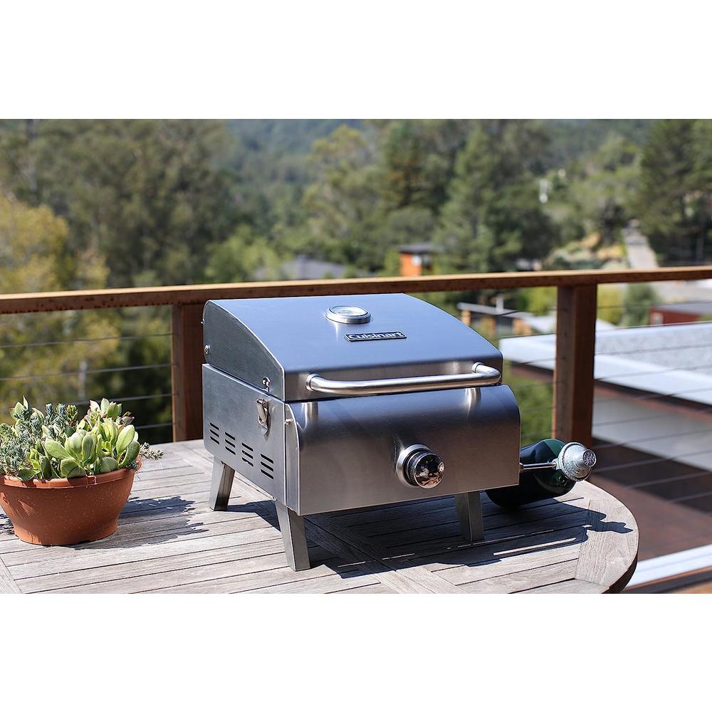CUISINART CGG-608 Portable, Professional Gas Grill, One-Burner, Stainless Steel