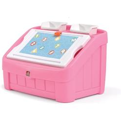 Step 2 Step2 2-in-1 Toy Box & Art Lid | Plastic Toy & Art Storage Container