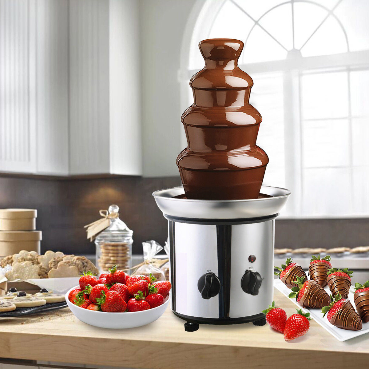 ConvenienceBoutique CB16936 Chocolate Fondue Fountain Tiers