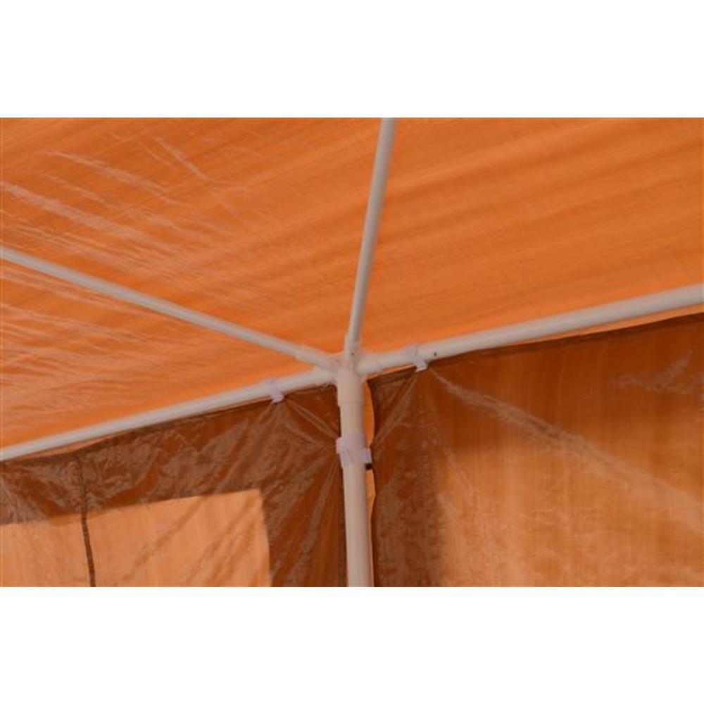 ConvenienceBoutique Outdoor 10' x 20' Gazebo Canopy Tent Coffee with 4 Removable Window Walls
